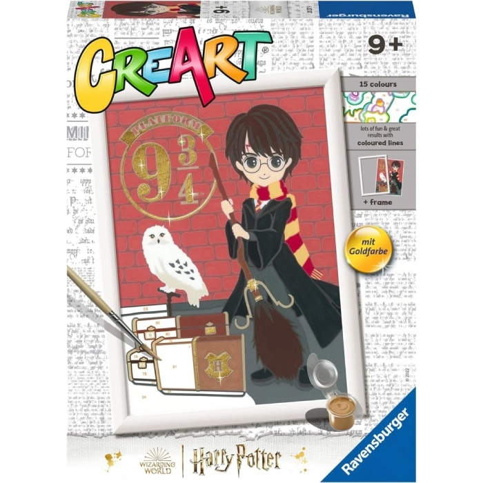 Ravensburger - CreArt Serie D: Harry Potter, Partenza per Hogwarts, Kit per  Dipingere con i Numeri, Contiene una Tavola Prestampata, Pennello, Colori e  Accessori, Gioco Creativo per Bambini 7+ Anni a 14,99 €