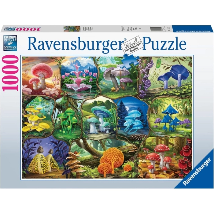 funghi incantevoli - puzzle 1000 pezzi