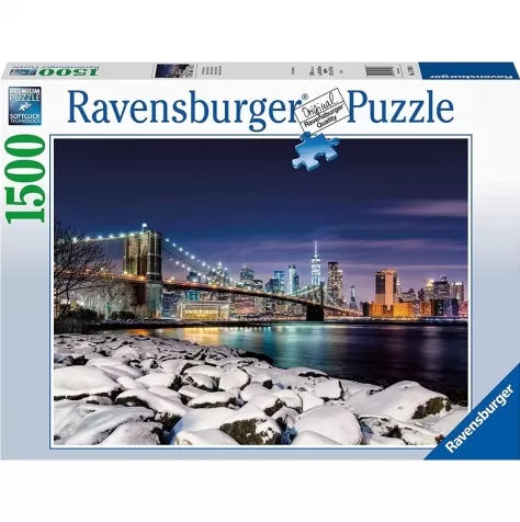 inverno a new york - puzzle 1500 pezzi