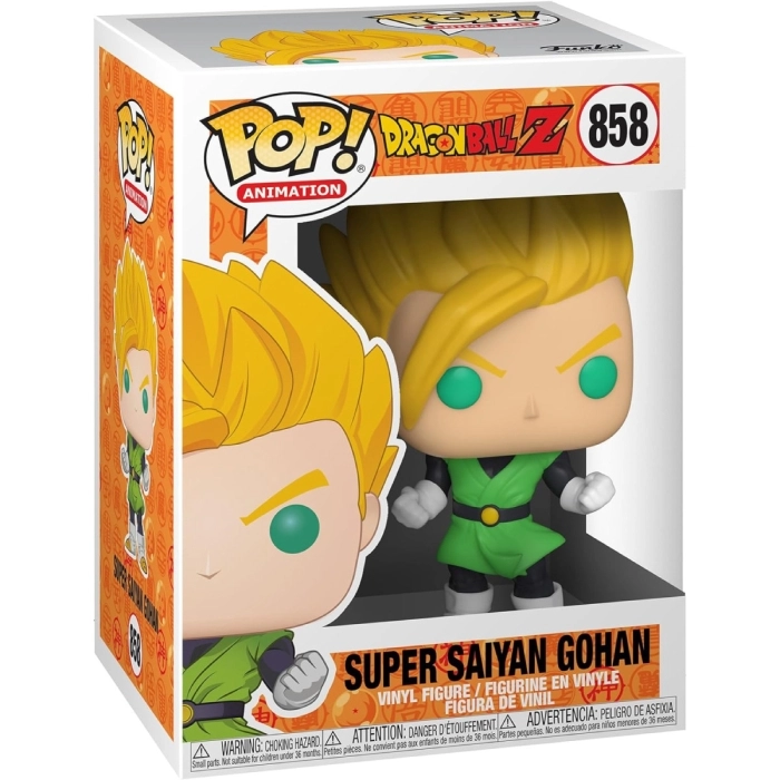 dragon ball z - super saiyan gohan 9cm - funko pop 858: 1
