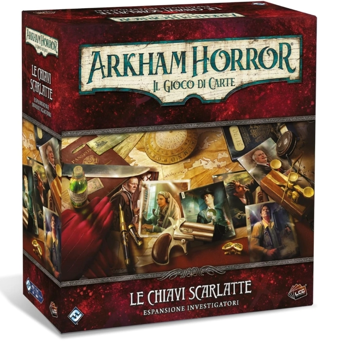 arkham horror lcg - le chiavi scarlatte - espansione investigatori