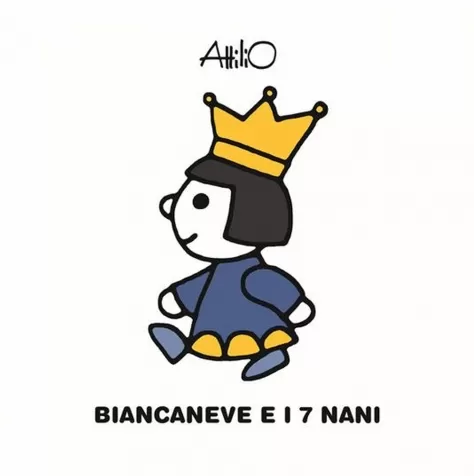 biancaneve e i 7 nani. le mini fiabe di attilio. ediz. a colori