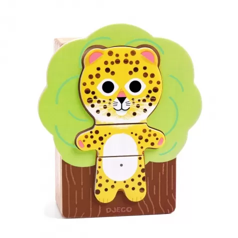 arbramix - puzzle in legno mix di animali: 2