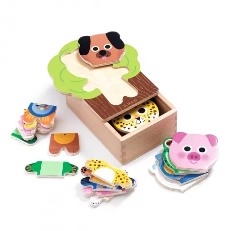 arbramix - puzzle in legno mix di animali: 3