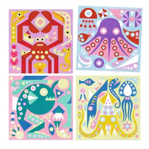 quadri con sabbia fosforescente - sea lights