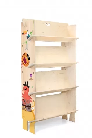 libreria montessori tuco in legno - pirati