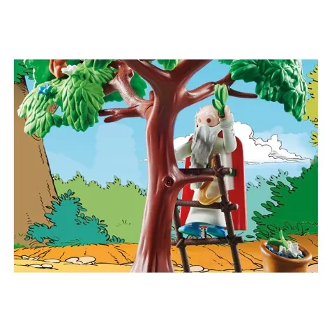 asterix - panoramix con calderone della pozione magica