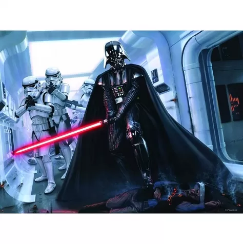 star wars darth vader and storm trooper - puzzle 3d 500 pezzi