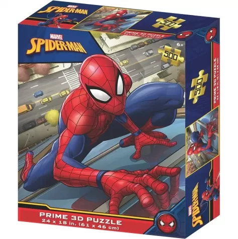 marvel spiderman climbing - puzzle 3d 500 pezzi