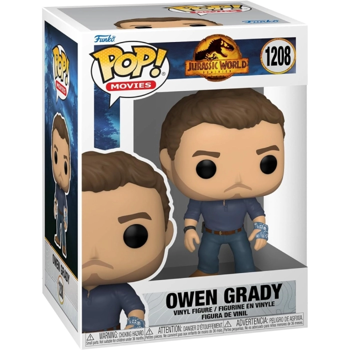 jurassic world dominion - owen grady - funko pop 1208