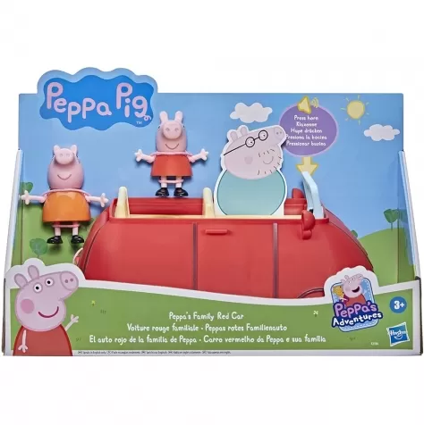 peppa pig - la macchina rossa della famiglia di peppa