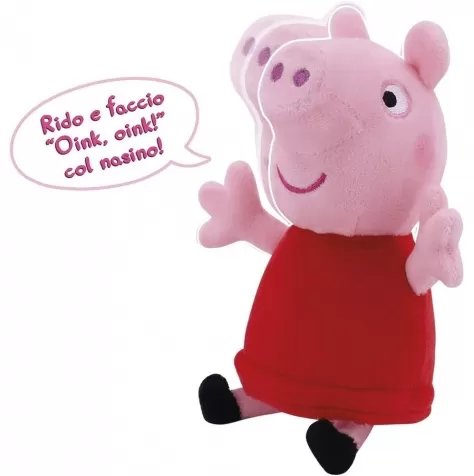 peppa pig ridi con me peluche 20cm