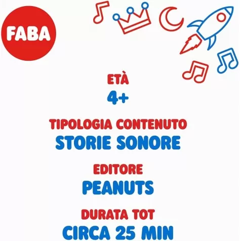 faba raccontastorie - snoopy racconti da 5 minuti