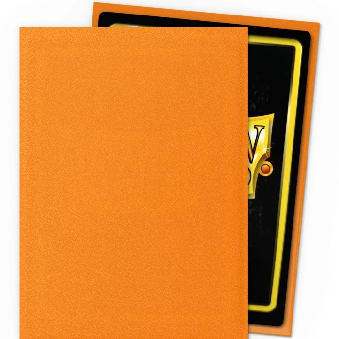 dragon shield standard sleeves - orange matte (100 bustine protettive)