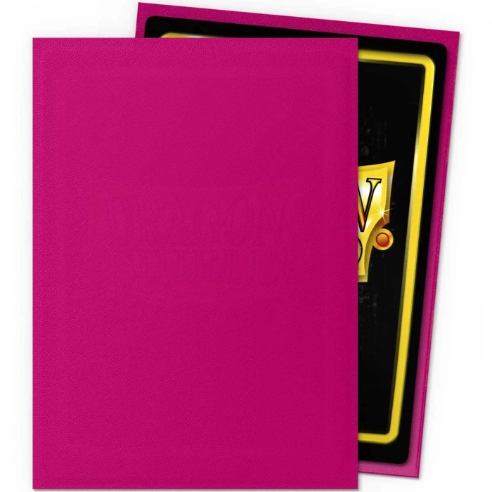 dragon shield standard sleeves - matte magenta (100 bustine protettive)