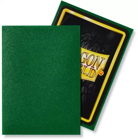 dragon shield standard sleeves - matte emerald (100 bustine protettive): 2