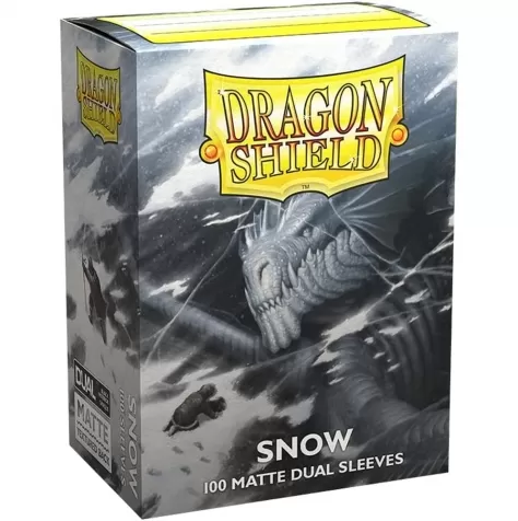 dragon shield standard sleeves - dual matte snow "nirin" (100 bustine protettive): 1