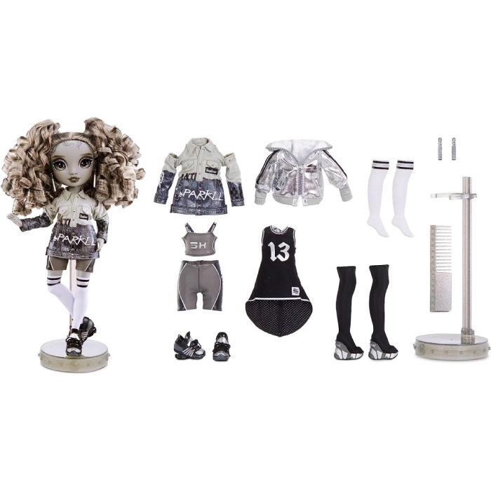 rainbow high shadow high nicole steel fashion doll 30cm serie 1: 3