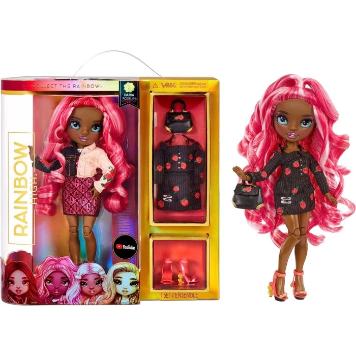 rainbow high - daria roselyn - s3 fashion doll 30cm: 2