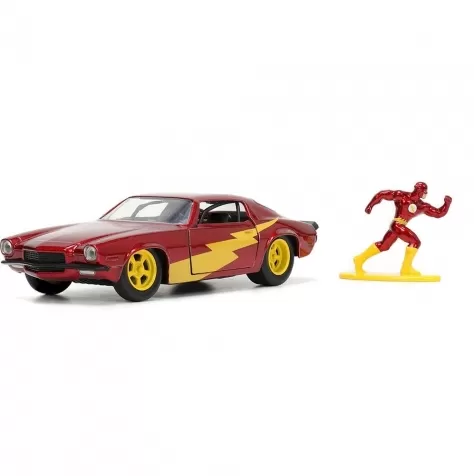 flash 2010 chevy camaro ss con personaggio - 1:32 die-cast