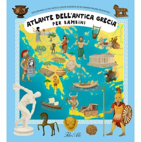 atlante dell'antica grecia. ediz. a colori