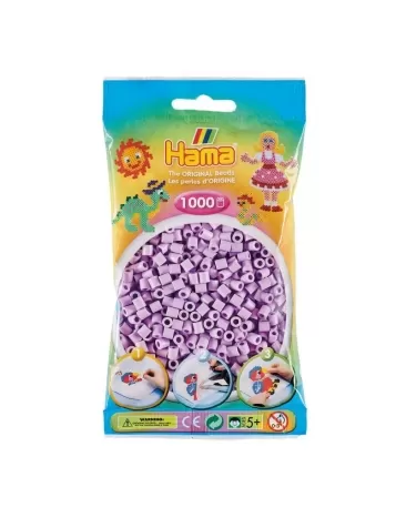 hama buste 1000 pezzi midi - lilla pastello