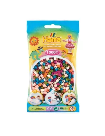hama busta 1000 pezzi midi - colori assortiti