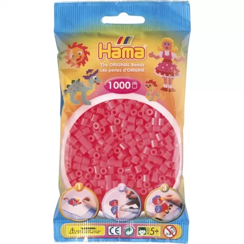 hama busta 1000 pezzi midi - ciliegia fluo