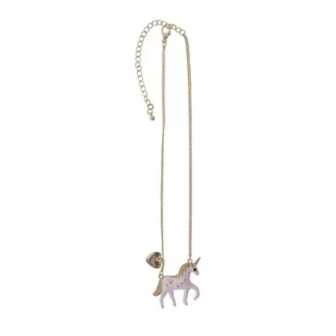 collana unicorno rosa