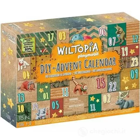 wiltopia - calendario dell'avvento fai da te - viaggio degli animali intorno al mondo