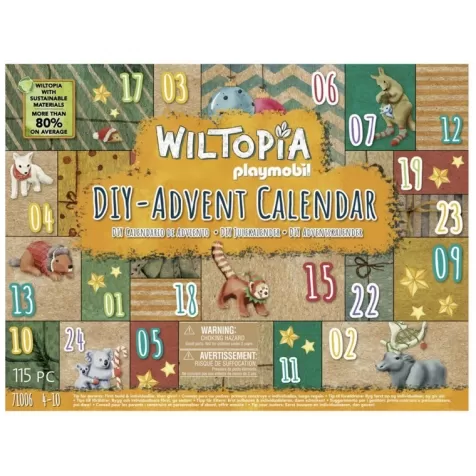 wiltopia - calendario dell'avvento fai da te - viaggio degli animali intorno al mondo
