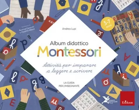 album didattico montessori. attivita per imparare a leggere e scrivere. la guida per l'insegnante