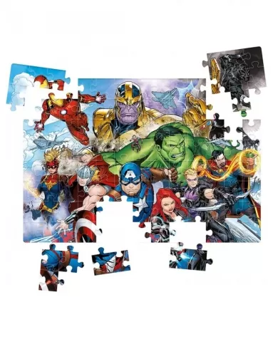 averngers e thanos - puzzle 104 pezzi