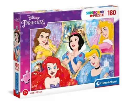 cinque principesse disney - puzzle 180 pezzi: 1