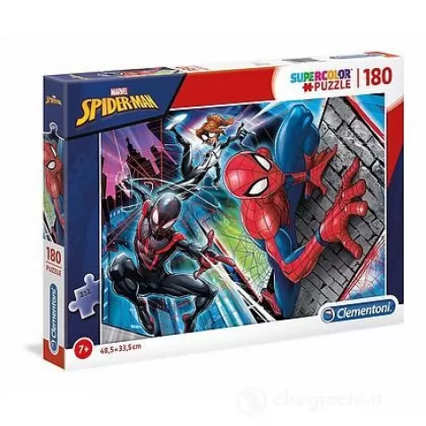 spiderman vs spiderman nero - puzzle 180 pezzi