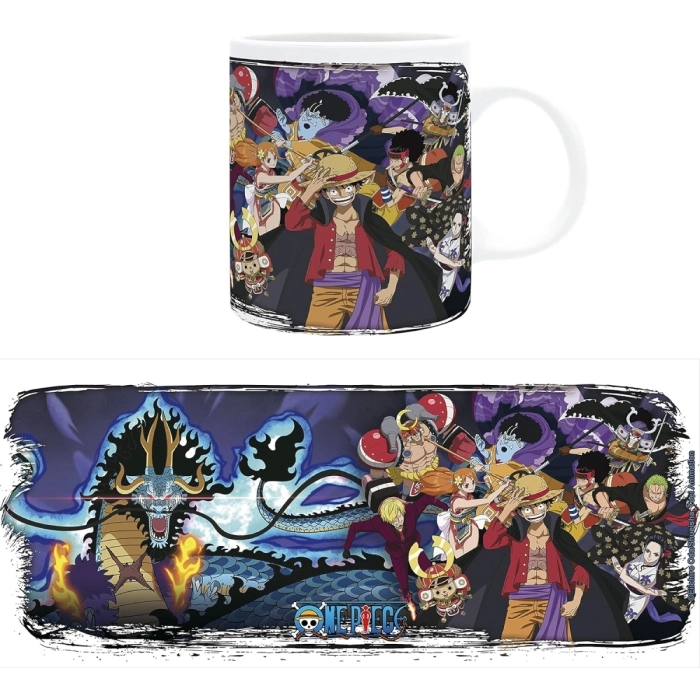 one piece - tazza 320ml - wano raid