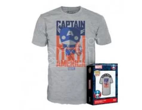 marvel - maglia captain america - taglia s