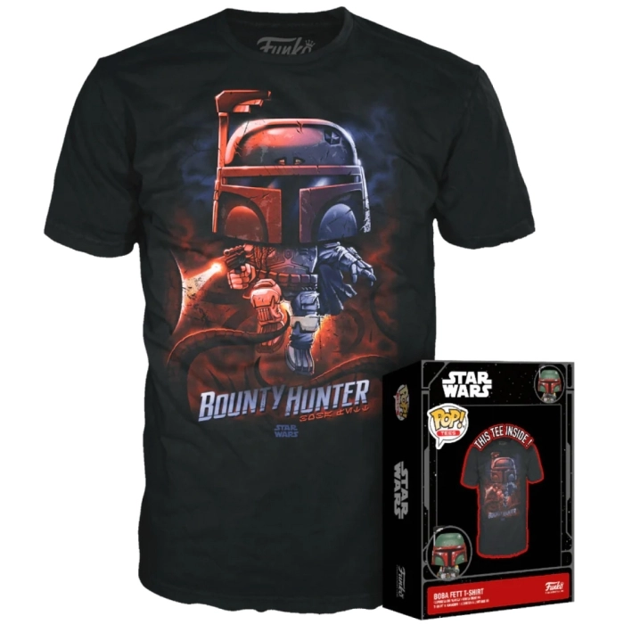 star wars - maglia boba fett - taglia m