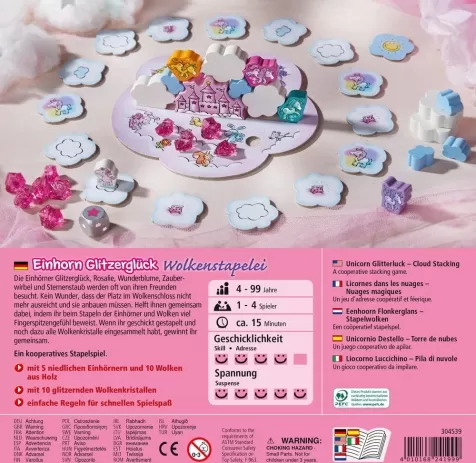 einhorn glitzergluck: wolkenstapelei - liocorno luccichino: pila di nuvole: 2