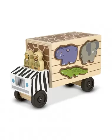 furgoncino in legno protezione animali - 10 pezzi