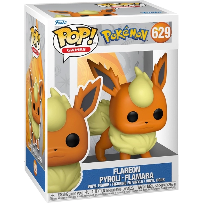 pokemon - flareon 9cm - funko pop 629