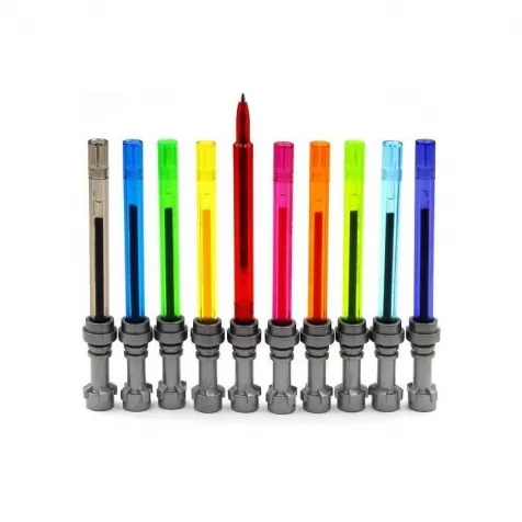 penna gel spada laser - star wars 10 pezzi multicolori