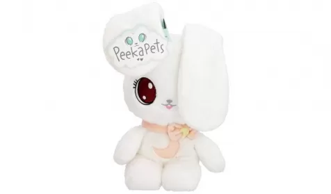 peeka pets - coniglietto cucu bianco