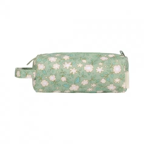 astuccio per la scuola con chiusura a zip - verde salvia - 20x8x7 cm: 1