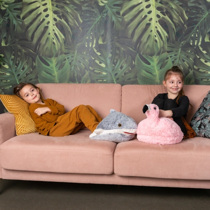 peluche scaldapiedi - squalo 30cm