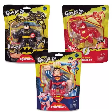 heroes of goo jit zu - eroi dc comics - personaggio singolo 13cm