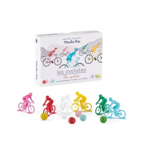 il gioco dei ciclisti con biglie