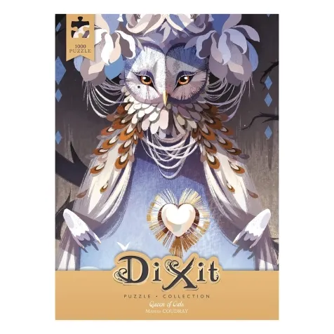 dixit puzzle - queen of owls puzzle 1000 pezzi: 2
