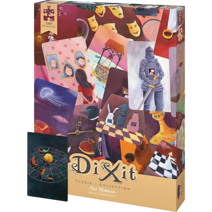 dixit puzzle - red mishmash puzzle 1000 pezzi