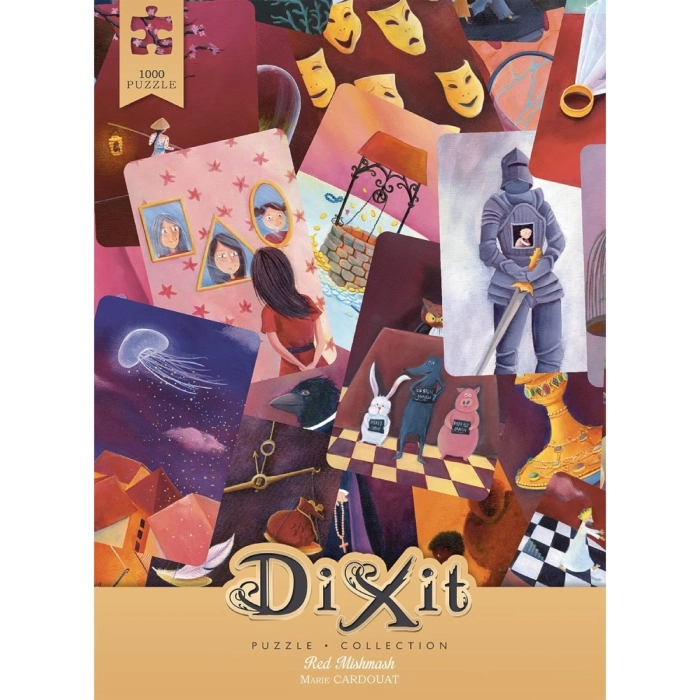 dixit puzzle - red mishmash puzzle 1000 pezzi